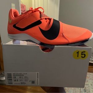 Size 15M/16.5W- Nike Air Zoom Elite Long Jump Orange CT0079-800
